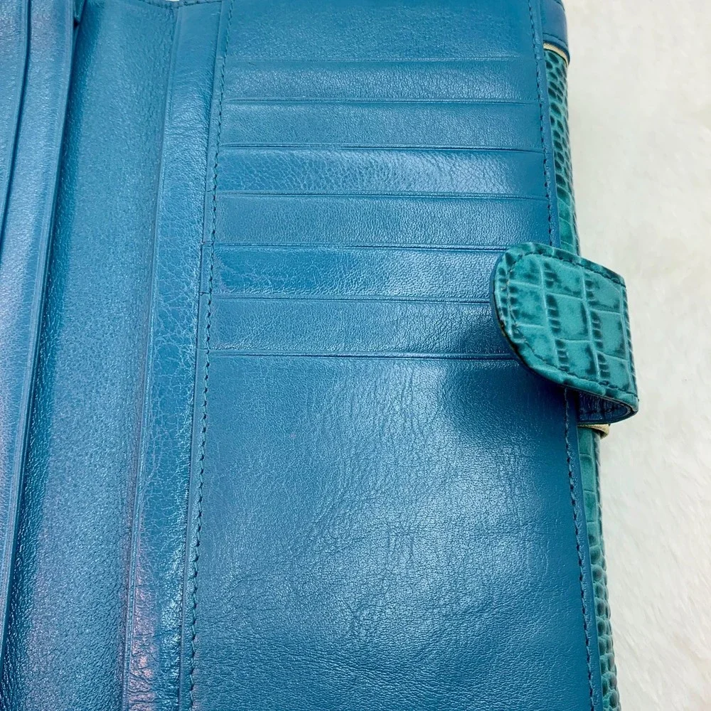 Lovcat Paris Wallet Light Blue Crocodile Print Vintage Y2K - Picture 11 of 15